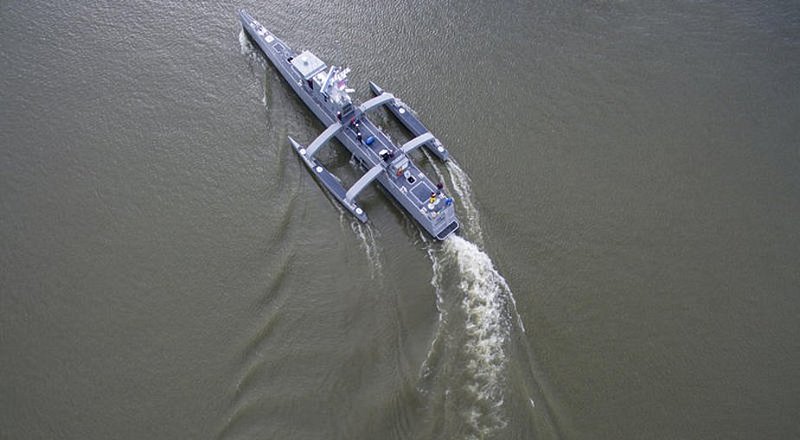 Надводный полностью автономный беспилотник "Си Хантер" (Sea Hunter), США